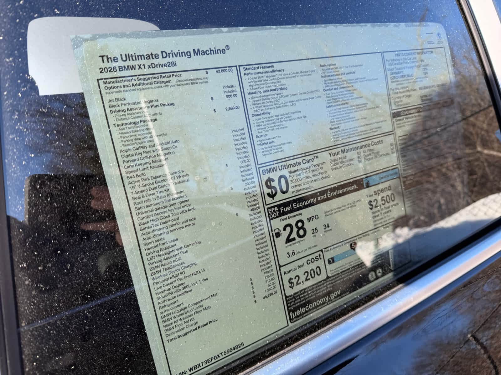 new 2026 BMW X1 car, priced at $49,320