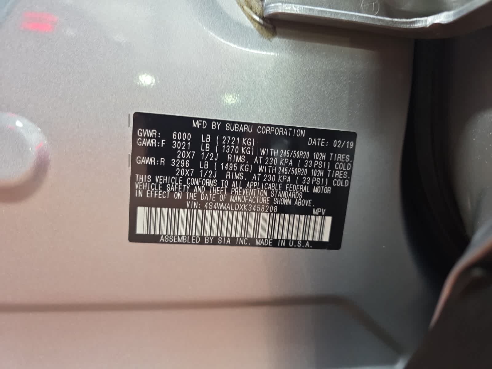 used 2019 Subaru Ascent car, priced at $20,197