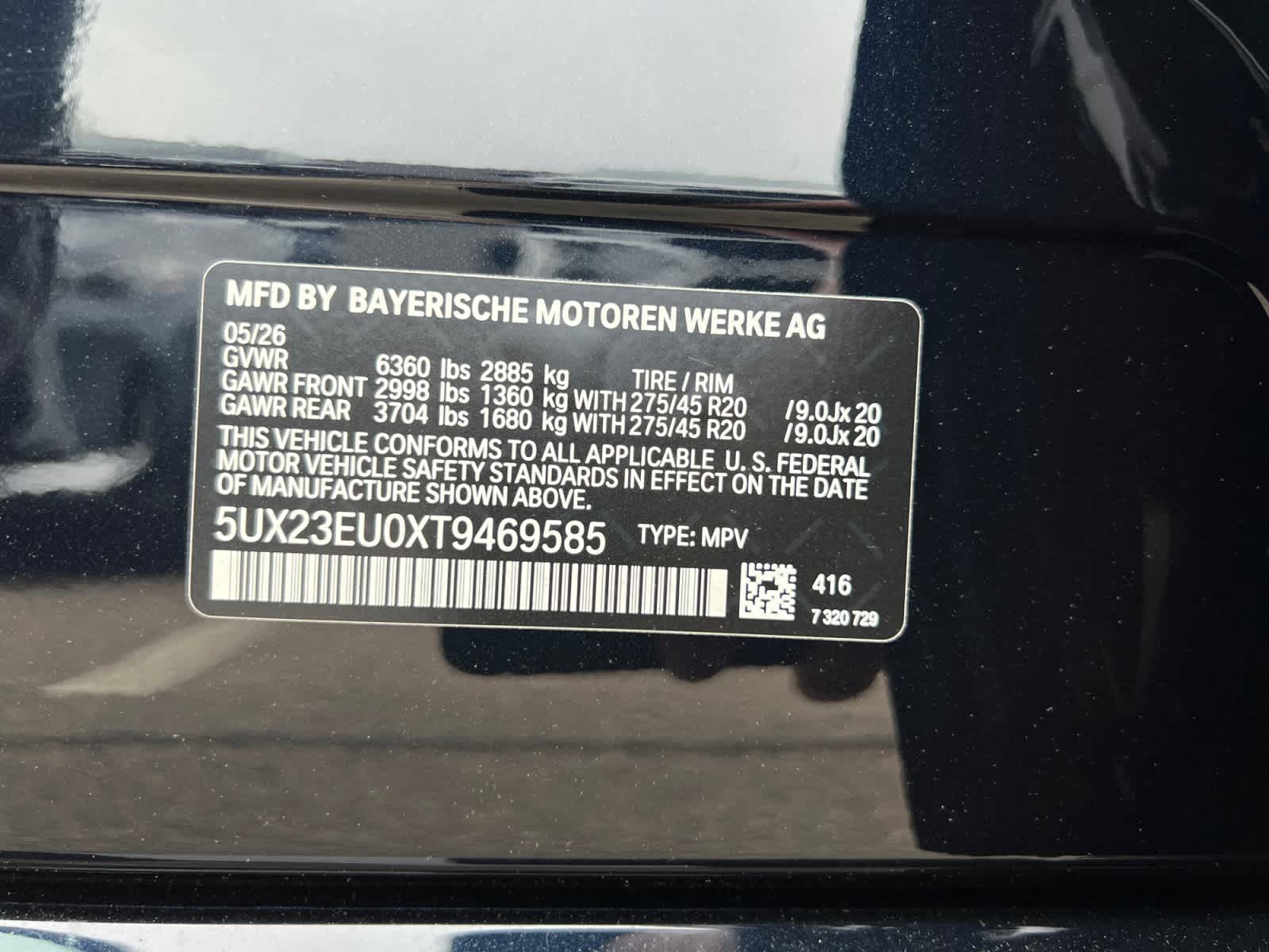 new 2026 BMW X5 car, priced at $83,350