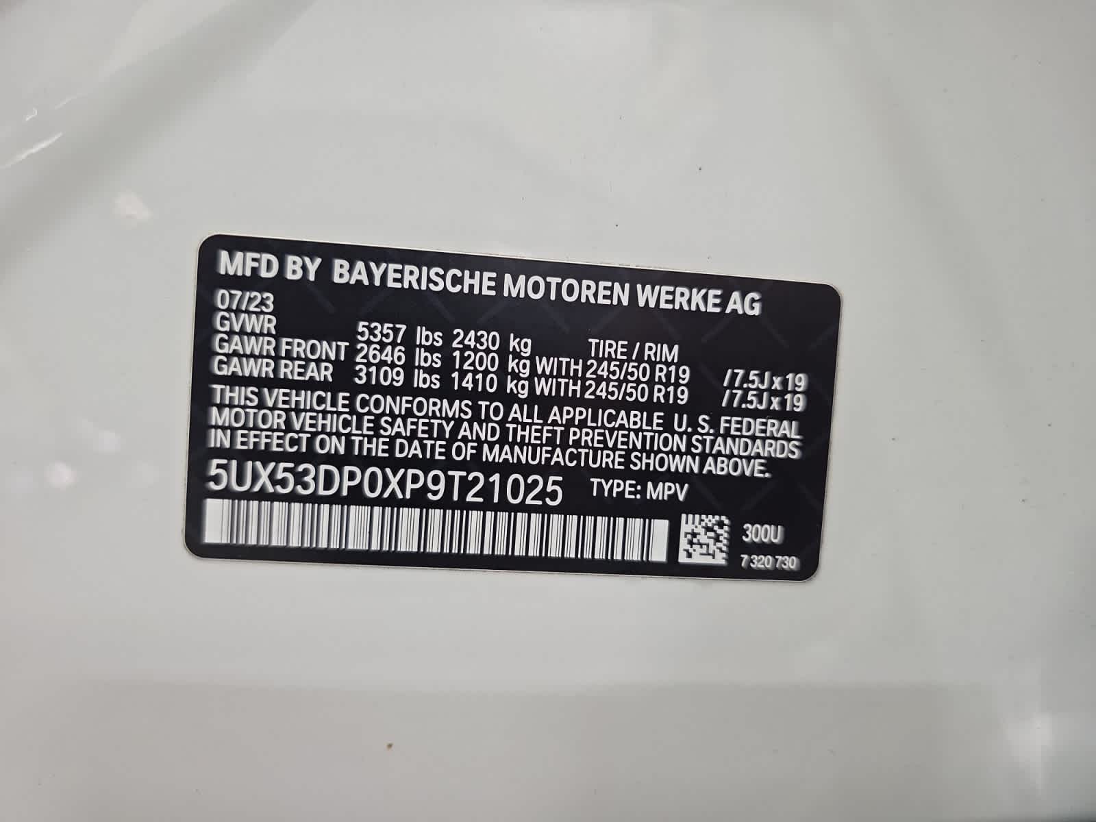 used 2023 BMW X3 car, priced at $37,497