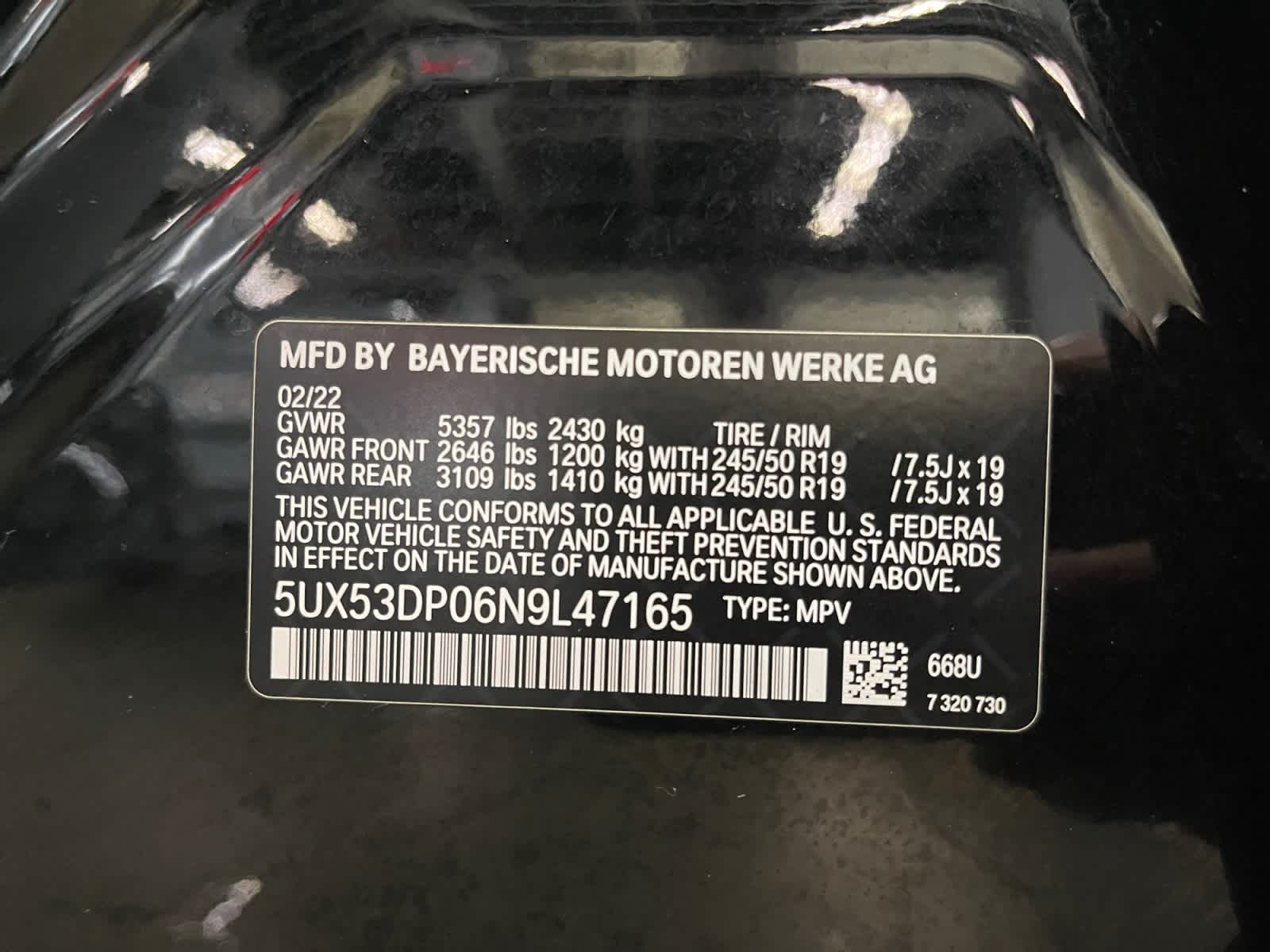 used 2022 BMW X3 car, priced at $30,497