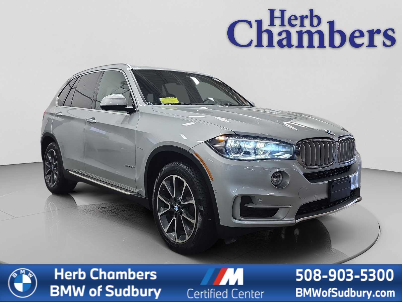 Glacier Silver 2018 BMW X5 xDrive35i AWD SUV / Crossover All-Wheel Drive Automatic