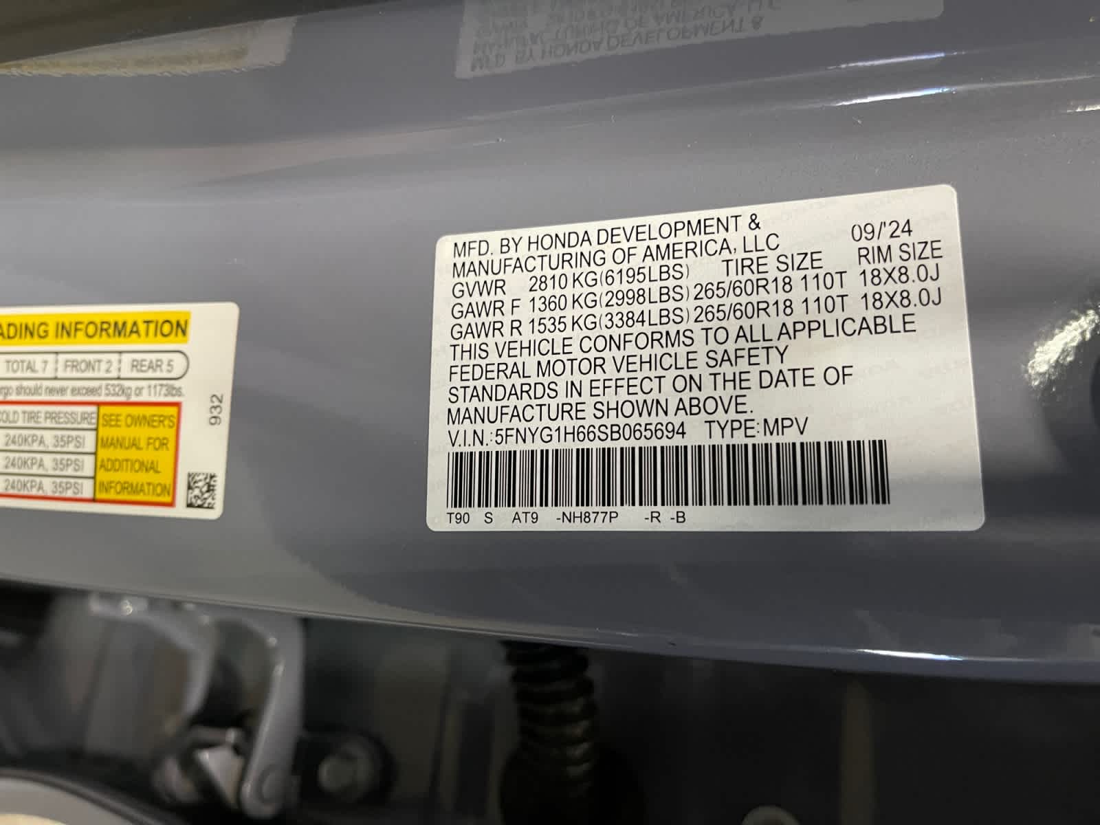 used 2025 Honda Pilot car, priced at $39,497