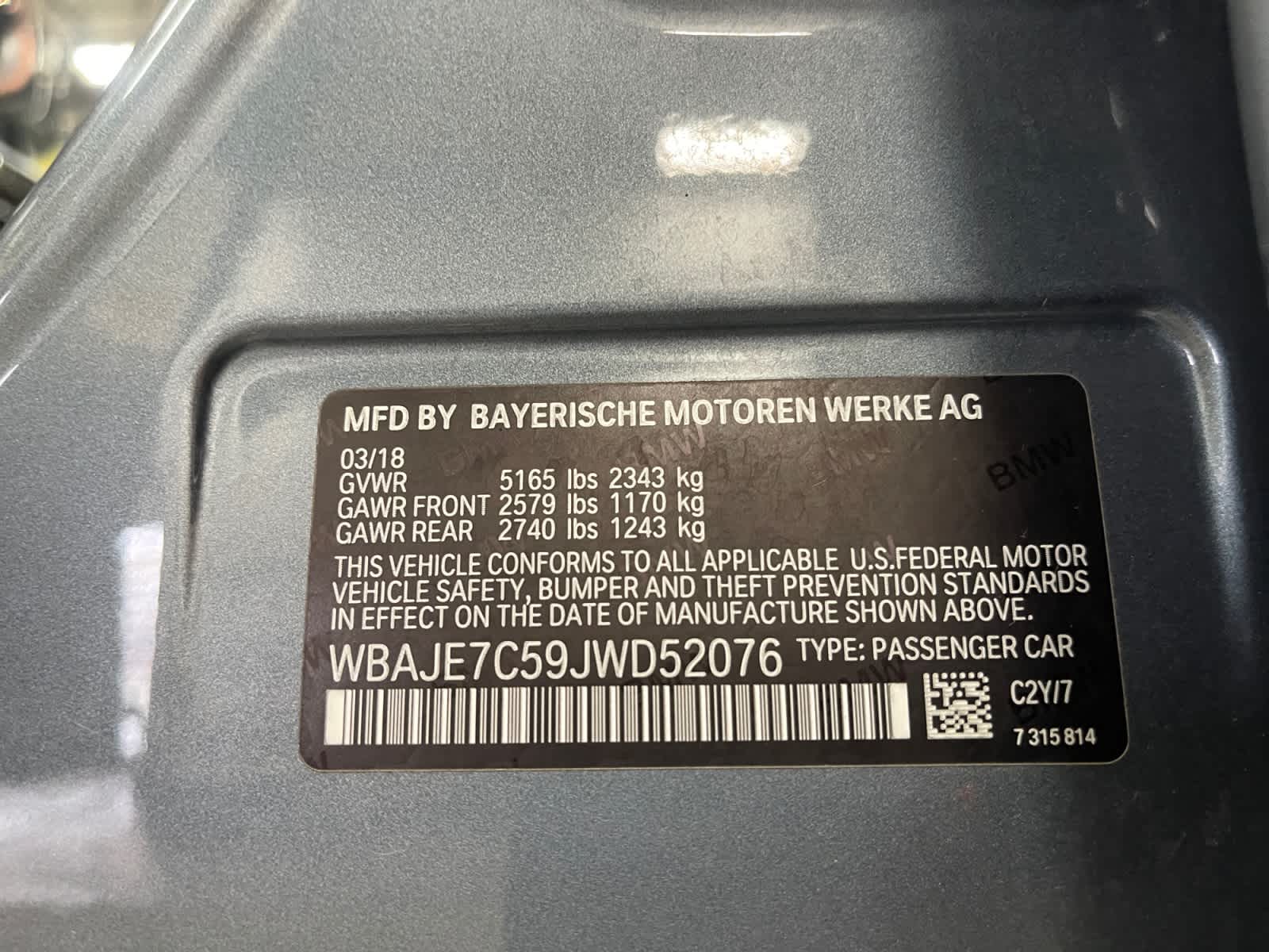 used 2018 BMW 540i car, priced at $29,497