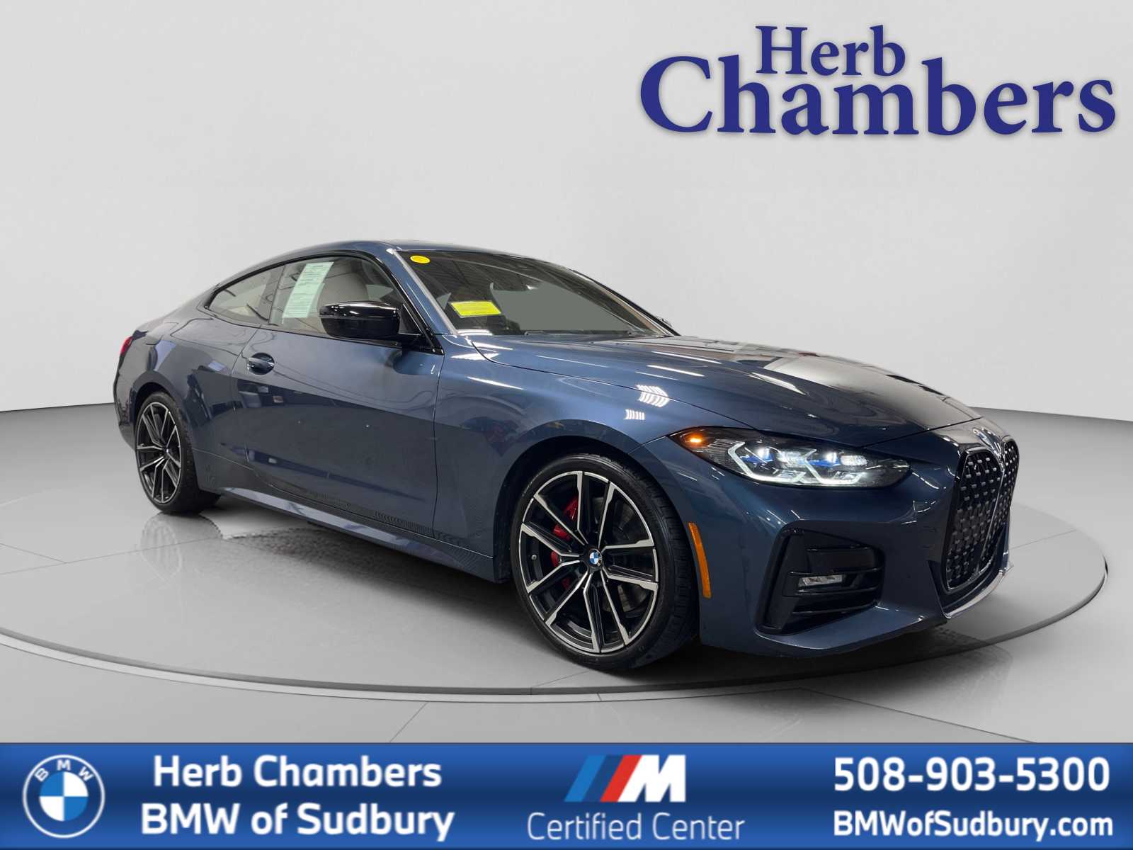 Arctic Race Blue Metallic 2023 BMW 4 Series 430i Coupe xDrive Coupe All-Wheel Drive Automatic