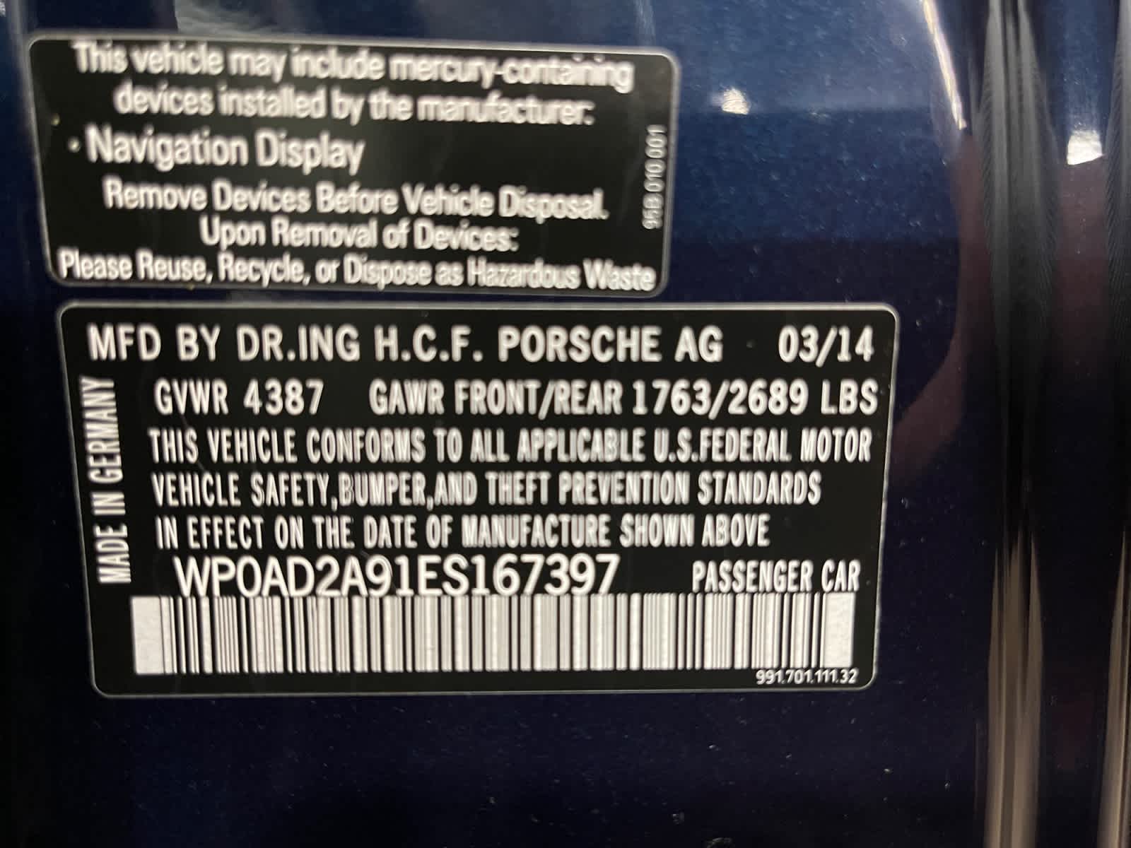 used 2014 Porsche 911 car, priced at $125,497