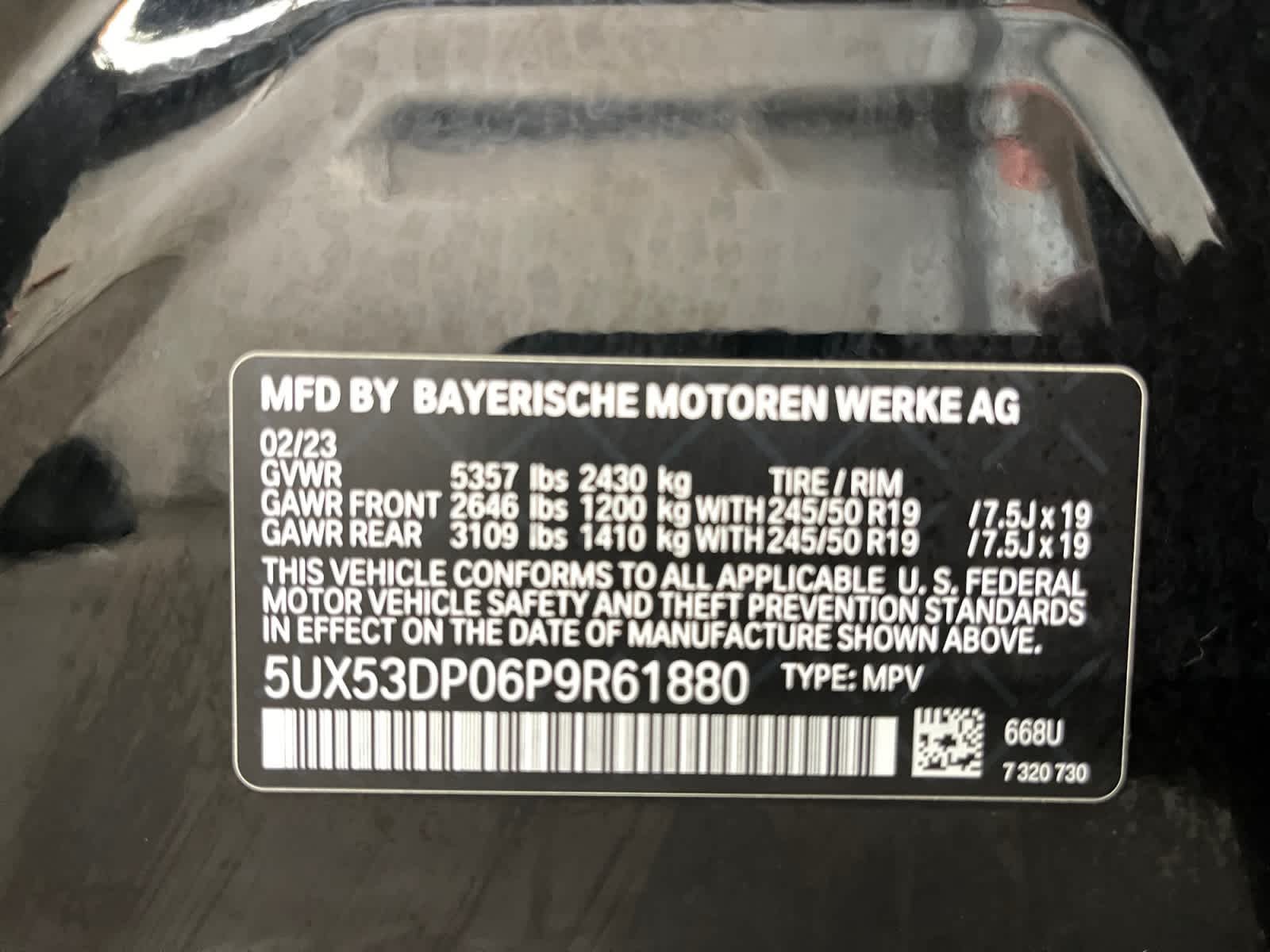 used 2023 BMW X3 car, priced at $36,997