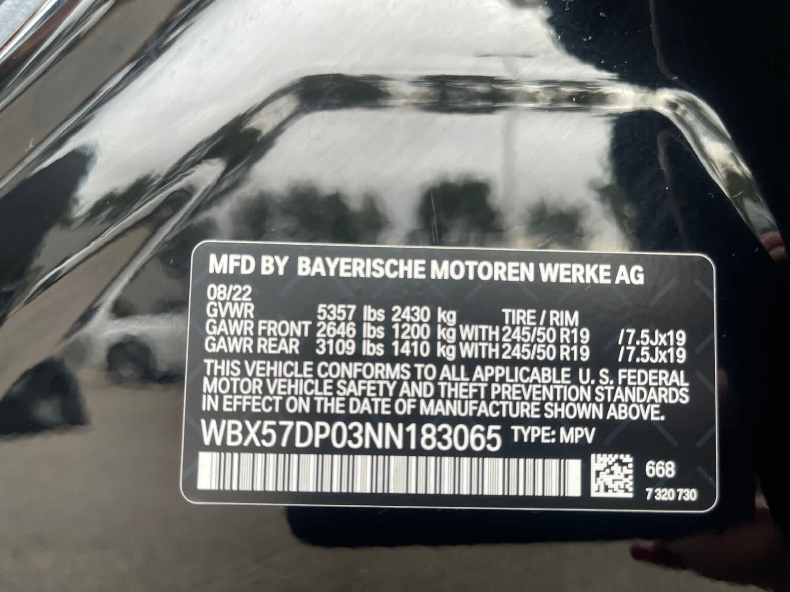 used 2022 BMW X3 car, priced at $35,497