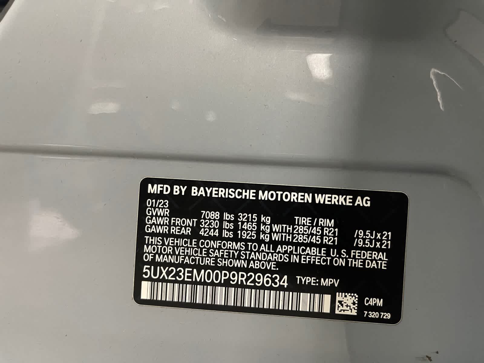 used 2023 BMW X7 car, priced at $67,497