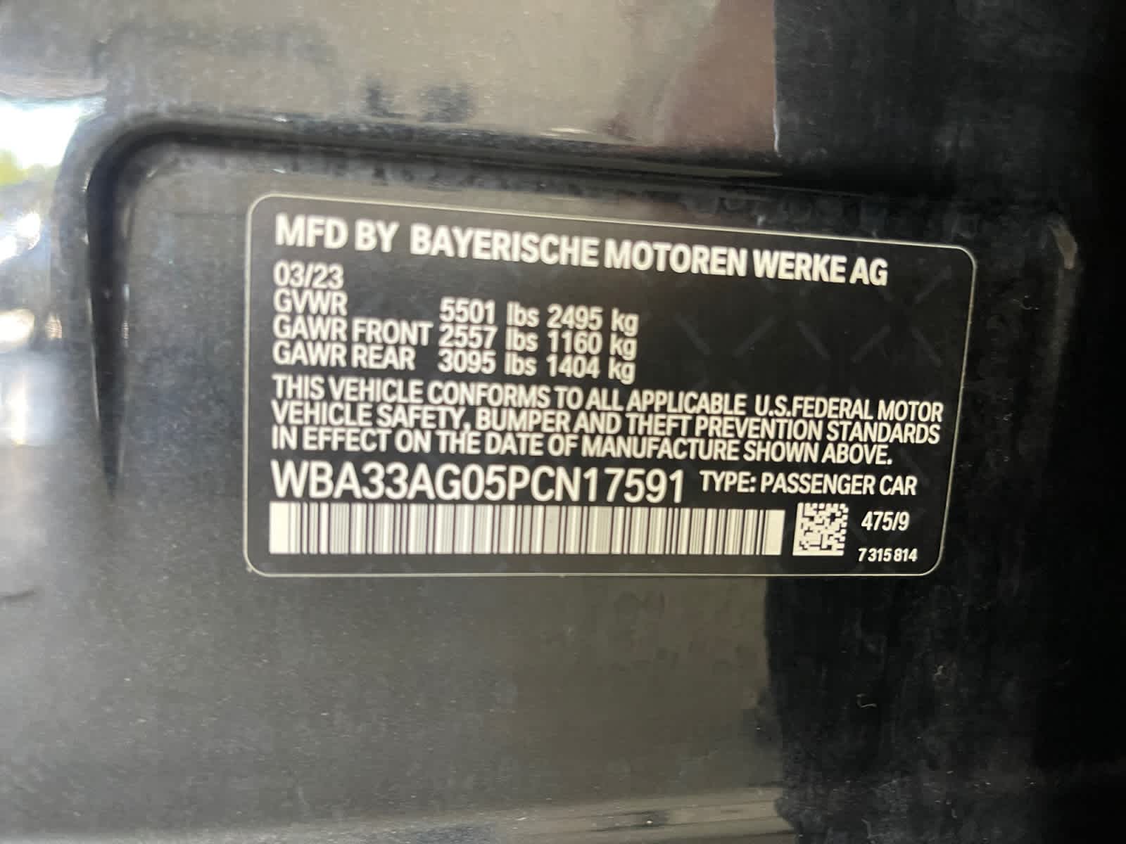 used 2023 BMW 530e car, priced at $36,997
