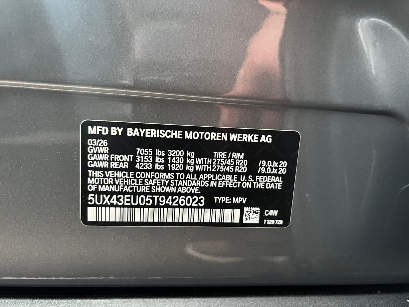 new 2026 BMW X5 PHEV car, priced at $87,150