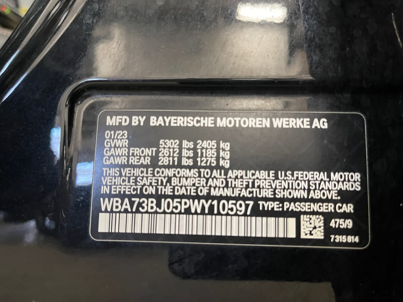 used 2023 BMW 540i car, priced at $48,497