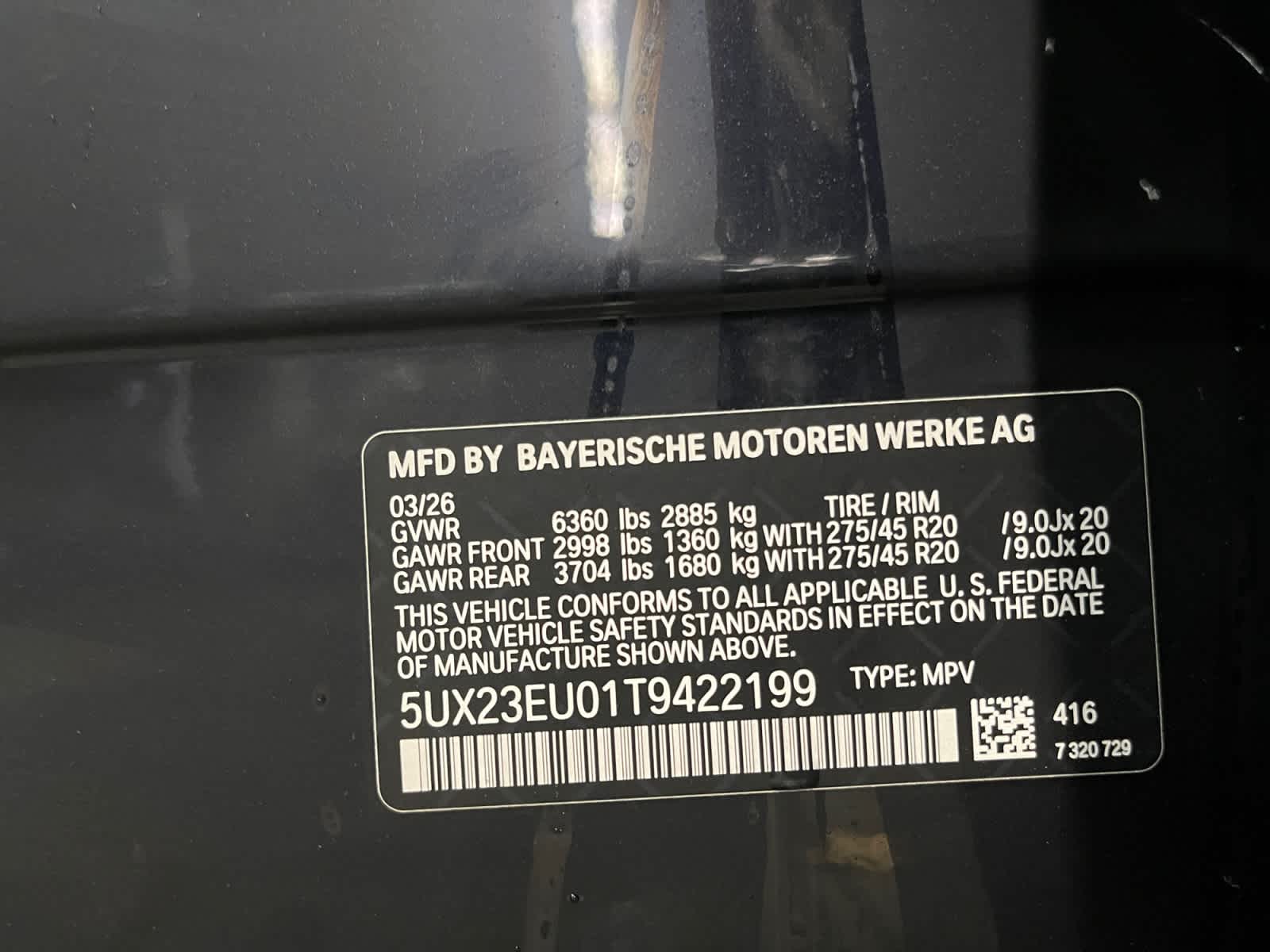 new 2026 BMW X5 car, priced at $86,100