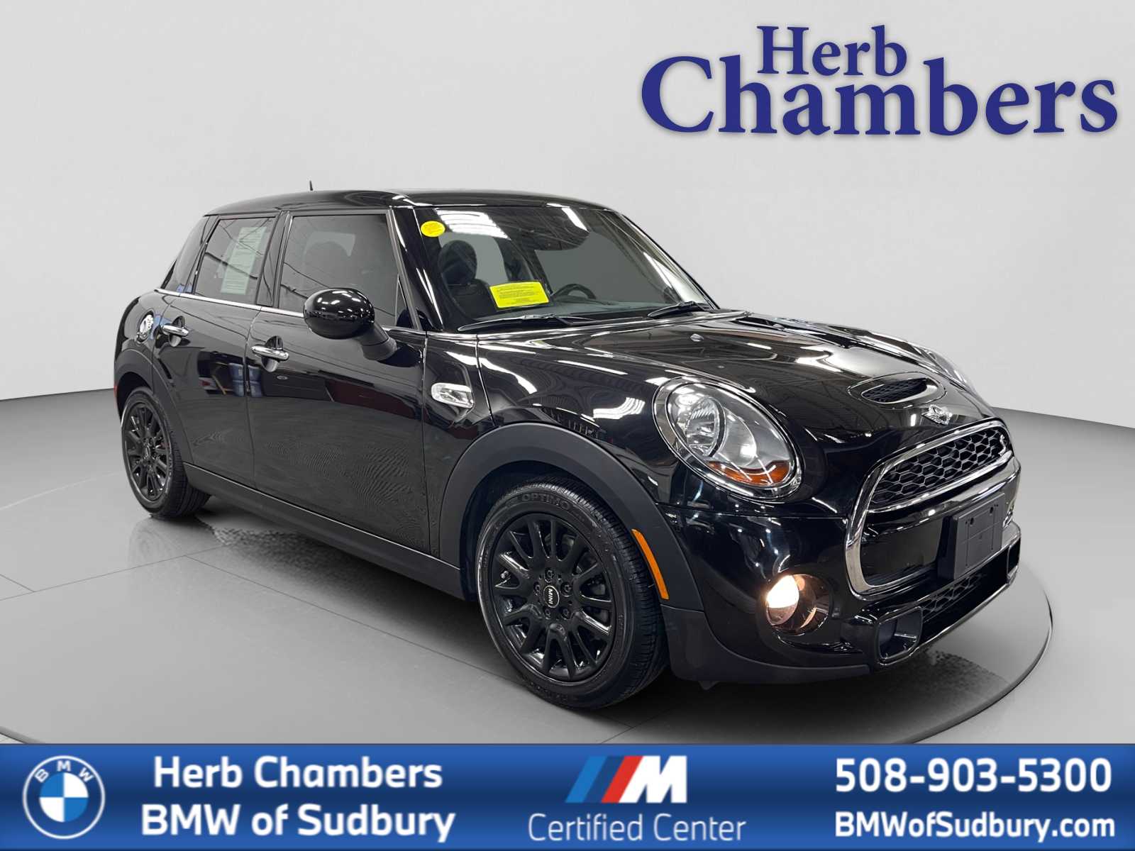 Midnight Black 2018 MINI Cooper S 4-Door Hatchback FWD Hatchback Front-Wheel Drive Automatic
