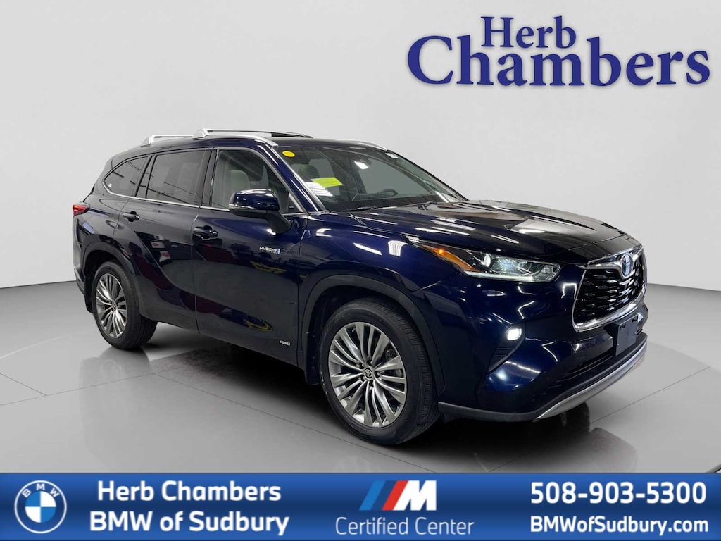 Used 2021 Toyota Highlander Hybrid Platinum SUV