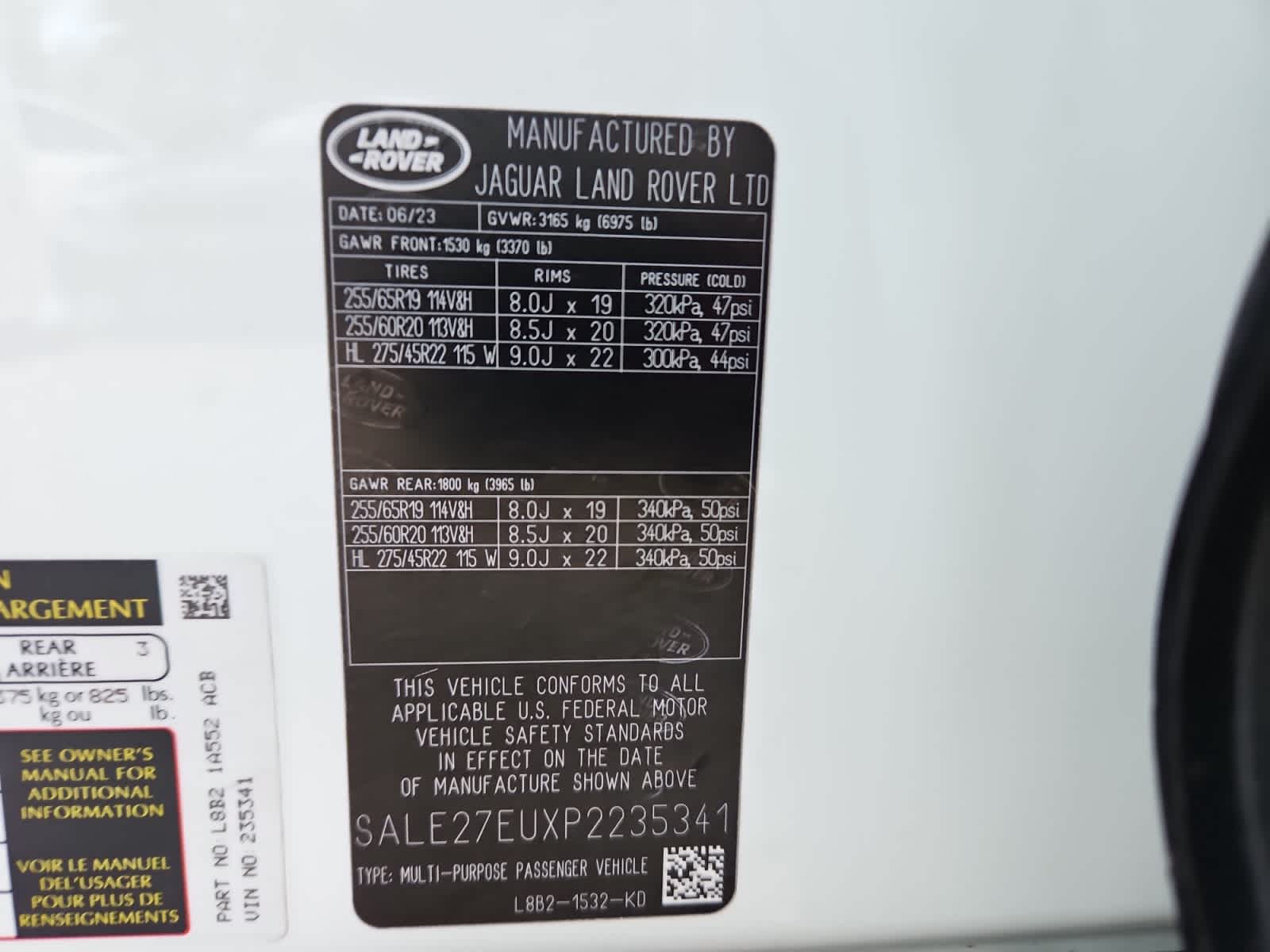 used 2023 Land Rover Defender car, priced at $48,997