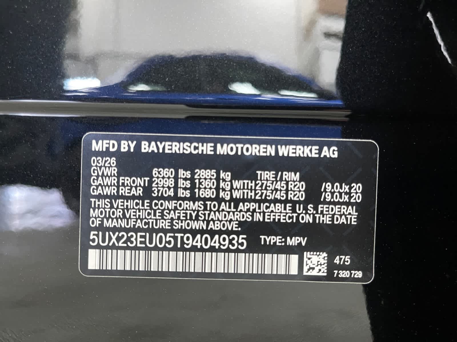 new 2026 BMW X5 car, priced at $82,350