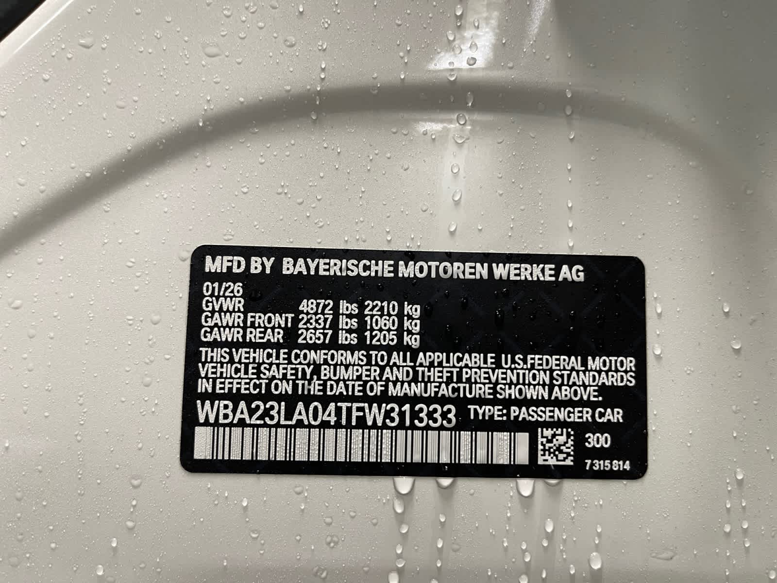 new 2026 BMW 330i car, priced at $52,840