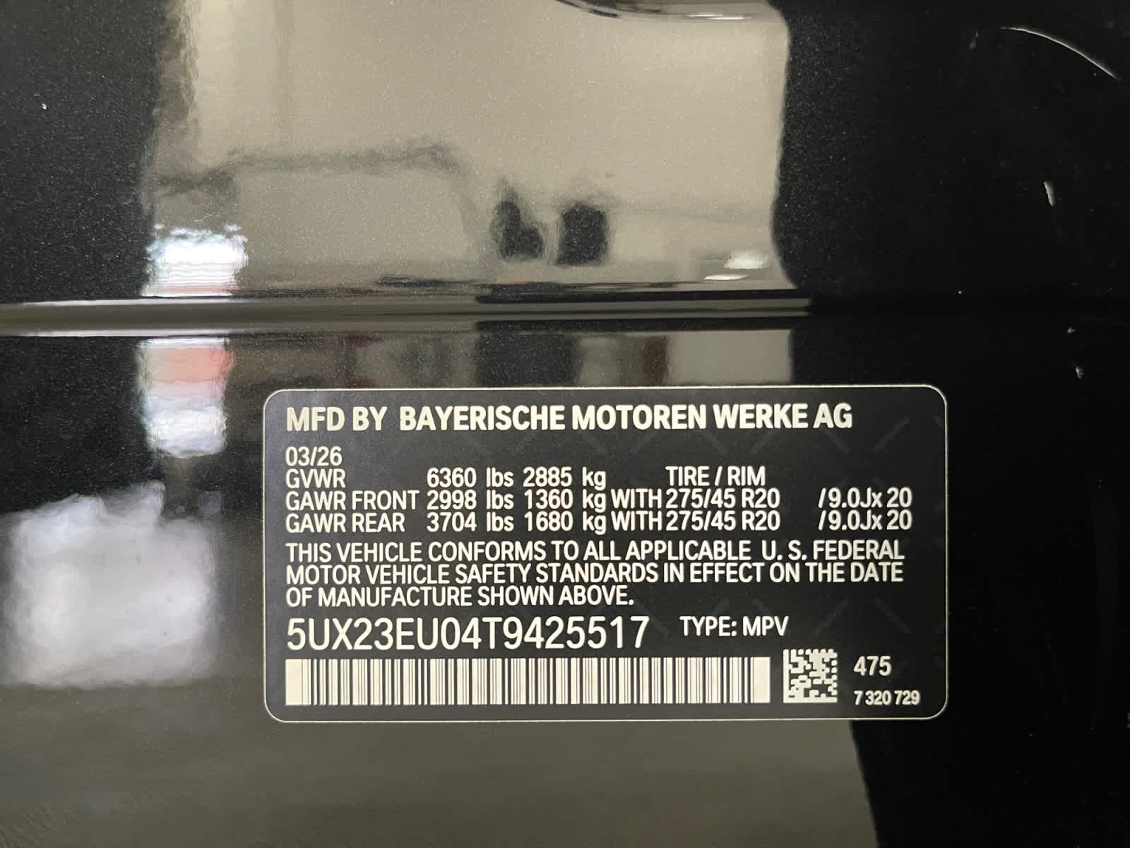 new 2026 BMW X5 car, priced at $90,025