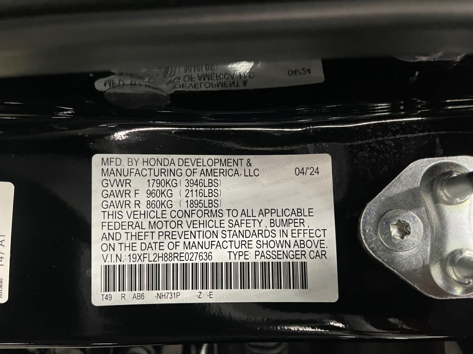 used 2024 Honda Civic car, priced at $24,497