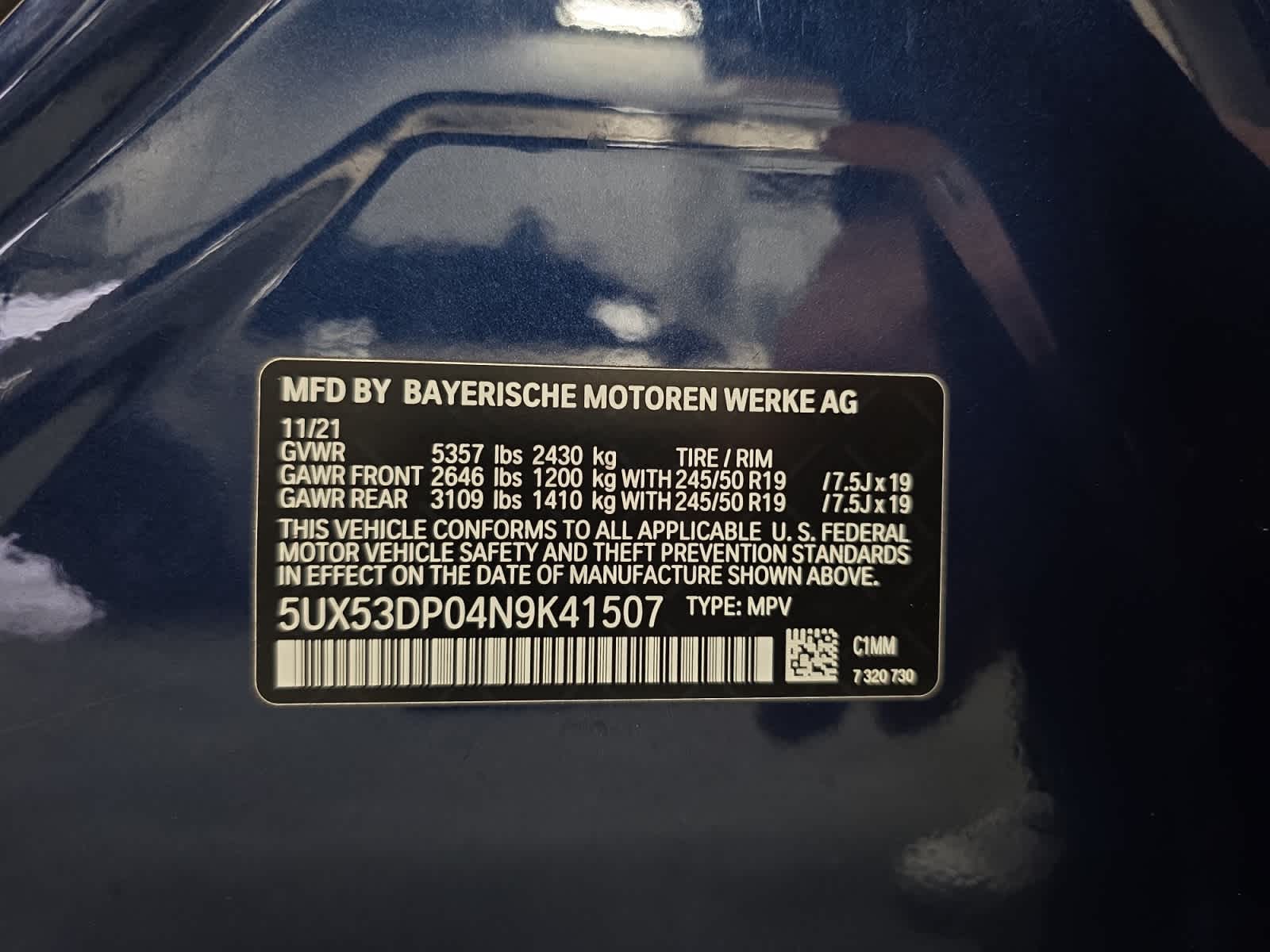 used 2022 BMW X3 car, priced at $29,897