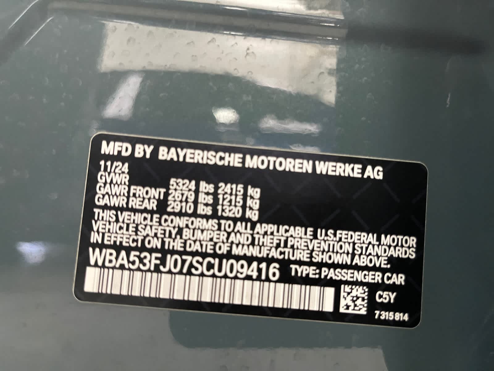 used 2025 BMW 530i car, priced at $53,697