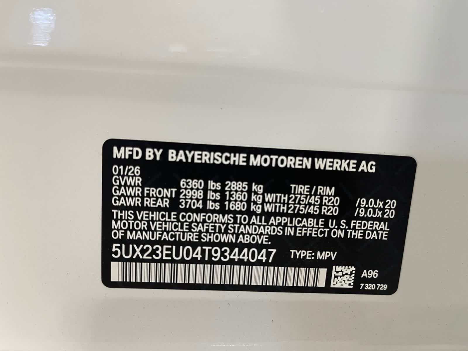 new 2026 BMW X5 car, priced at $80,550