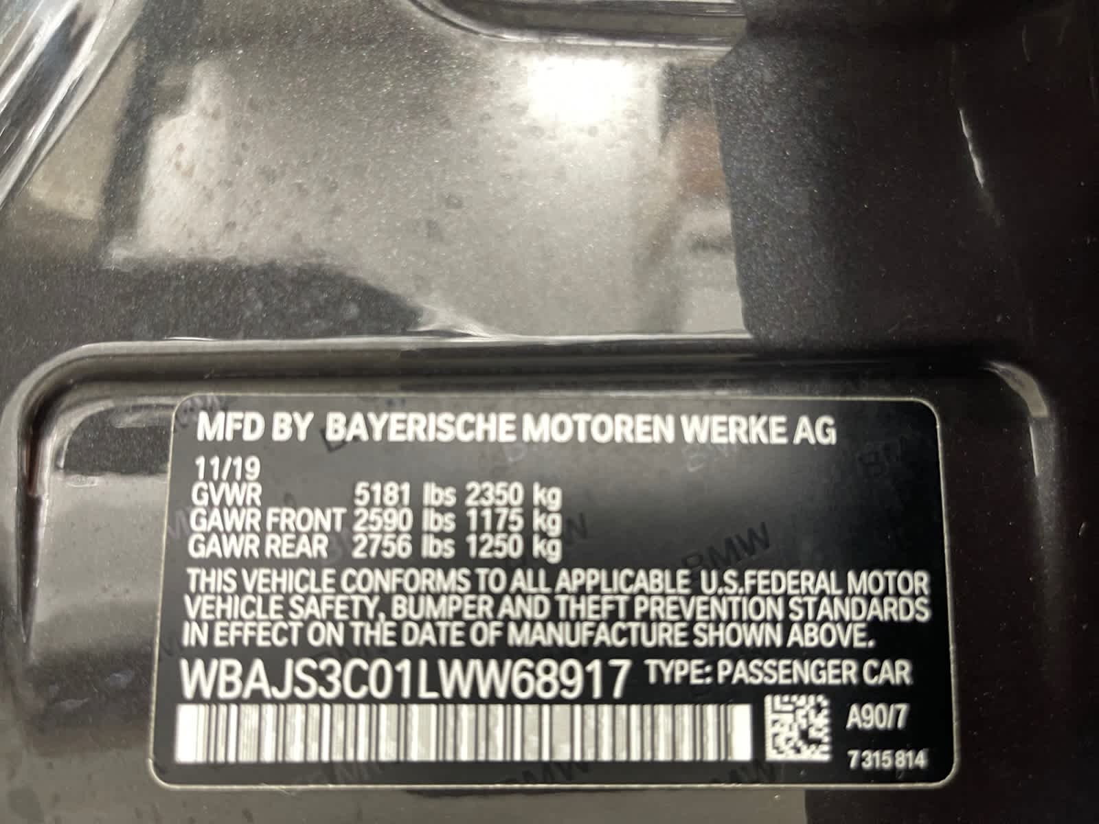 used 2020 BMW 540i car, priced at $35,197