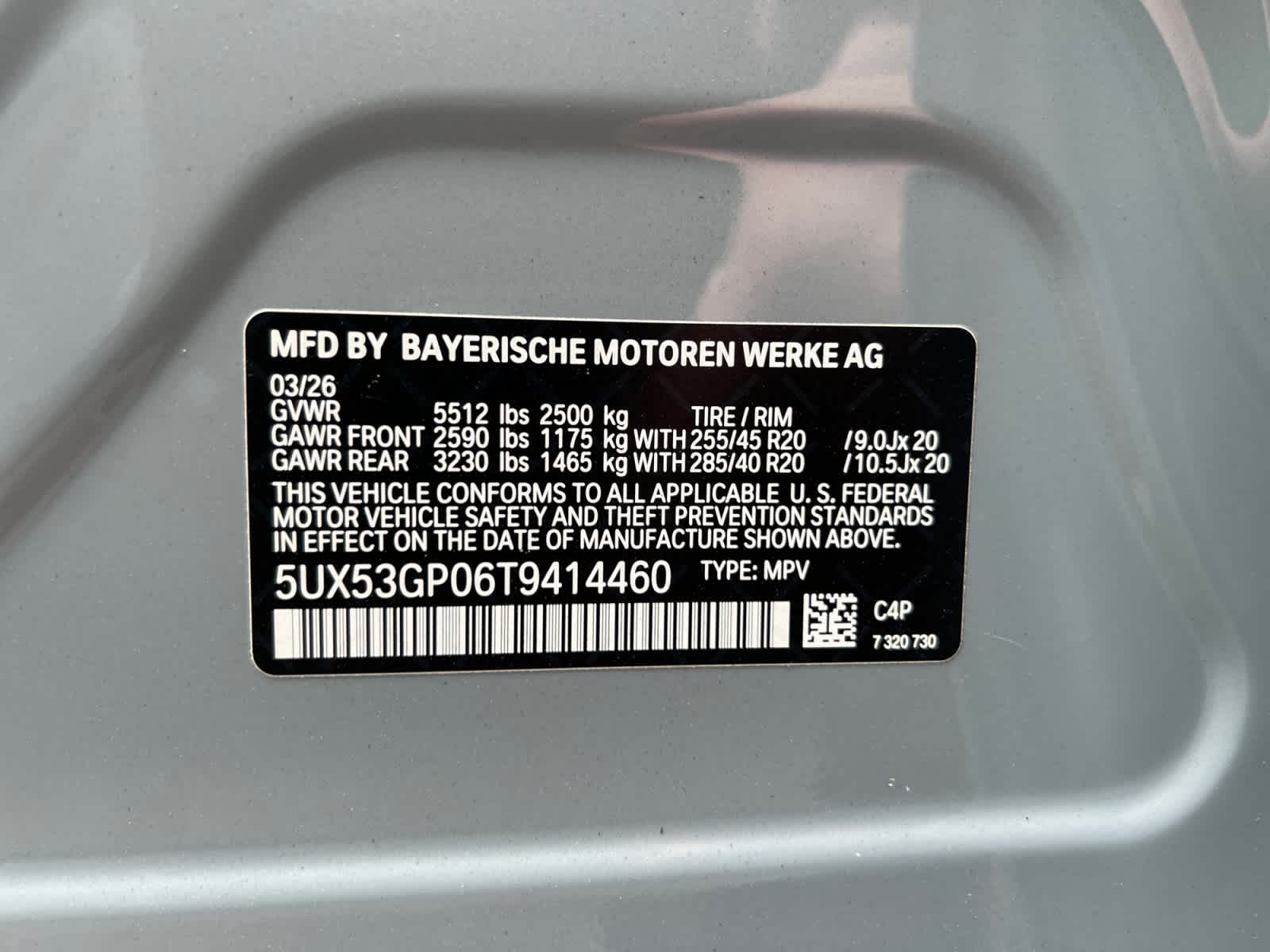 new 2026 BMW X3 car, priced at $59,565