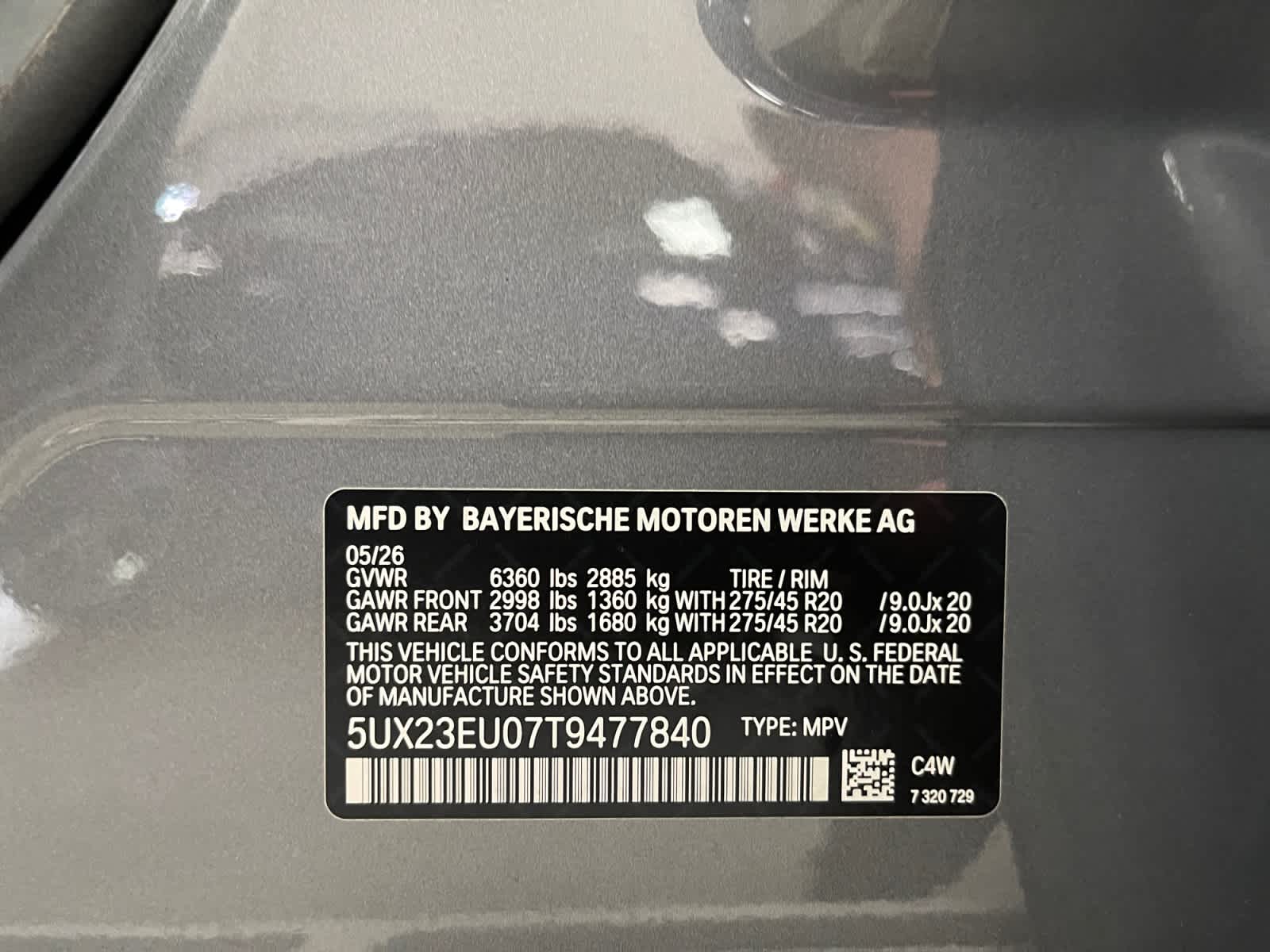 new 2026 BMW X5 car, priced at $78,350