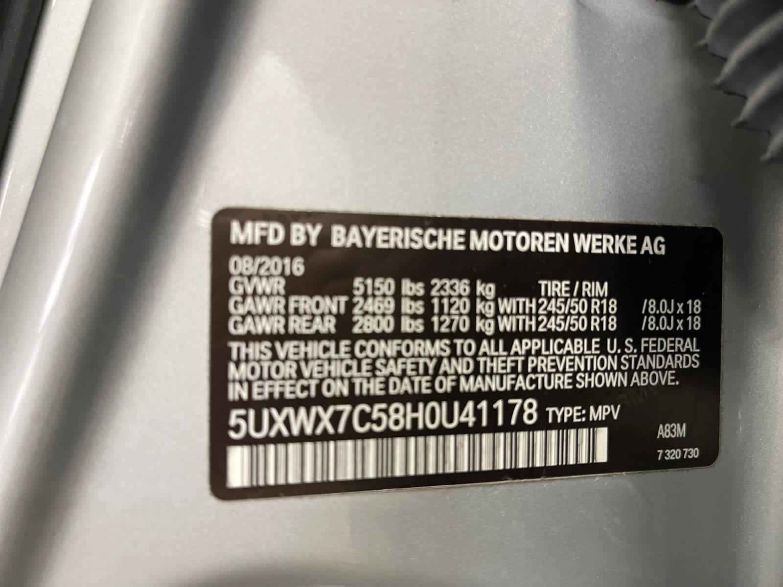 used 2017 BMW X3 car, priced at $20,497