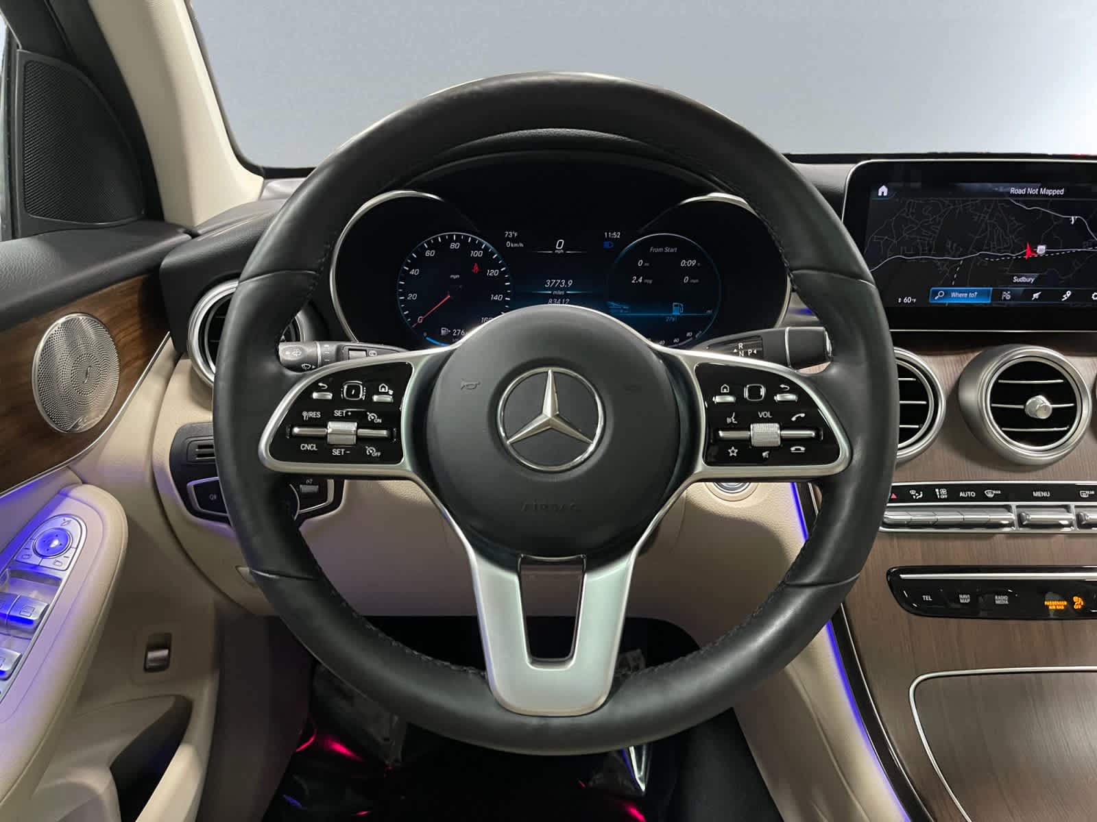 used 2021 Mercedes-Benz GLC 300 car, priced at $21,997