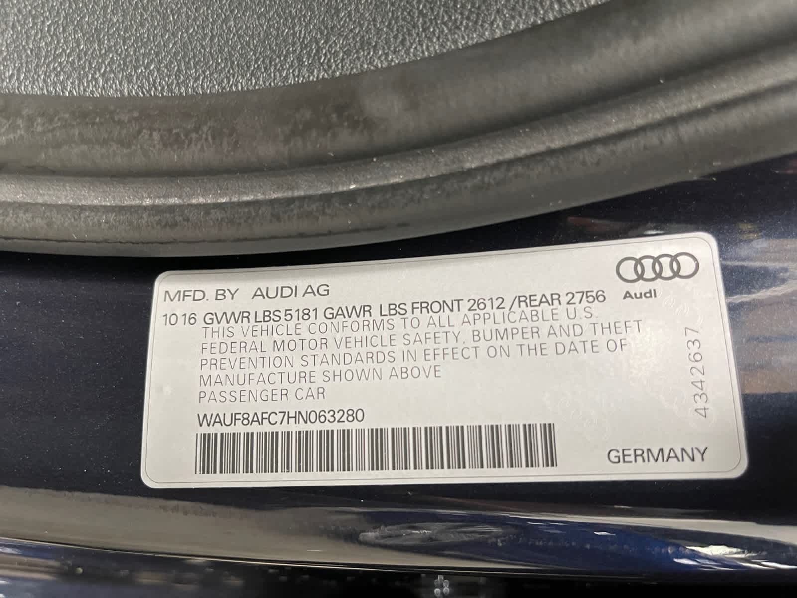 used 2017 Audi A6 car, priced at $17,497