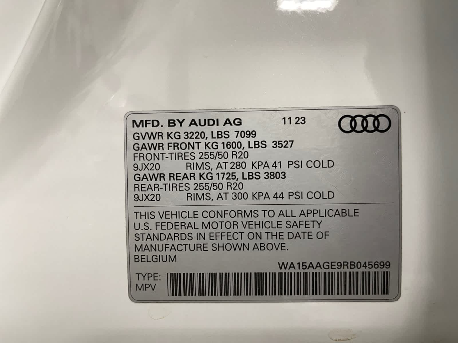 used 2024 Audi Q8 e-tron car, priced at $41,497