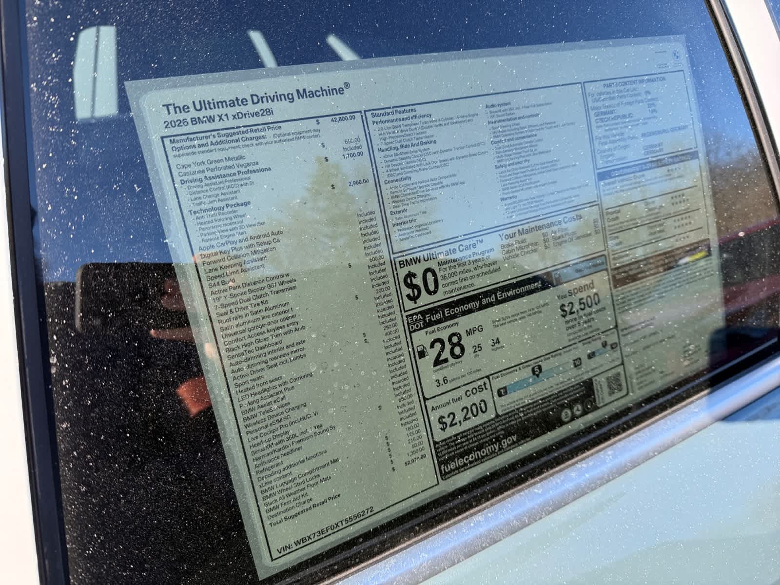 new 2026 BMW X1 car, priced at $52,070