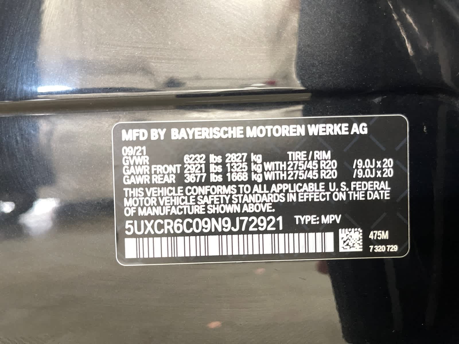 used 2022 BMW X5 car, priced at $43,497