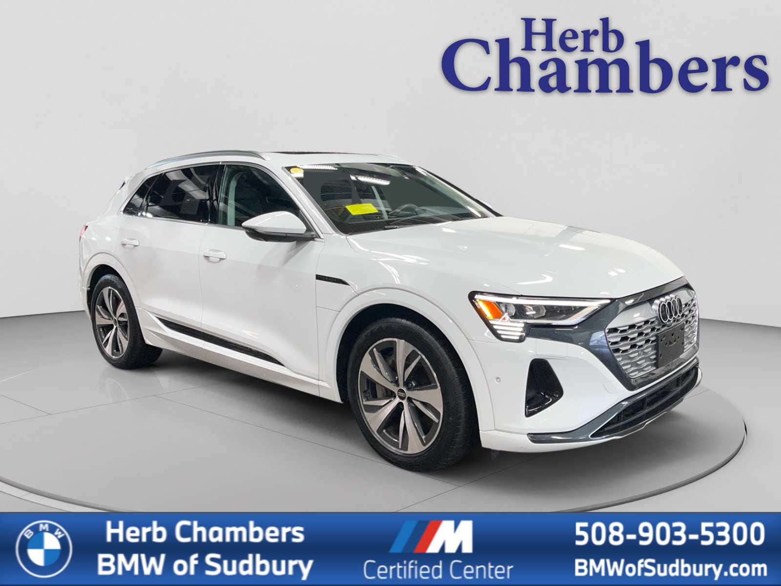 used 2024 Audi Q8 e-tron car, priced at $41,497