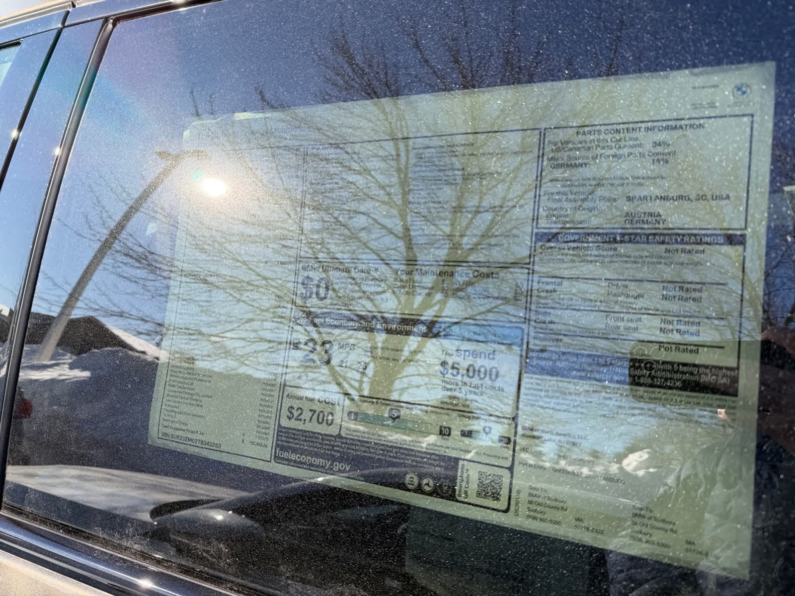 new 2026 BMW X7 car, priced at $102,950