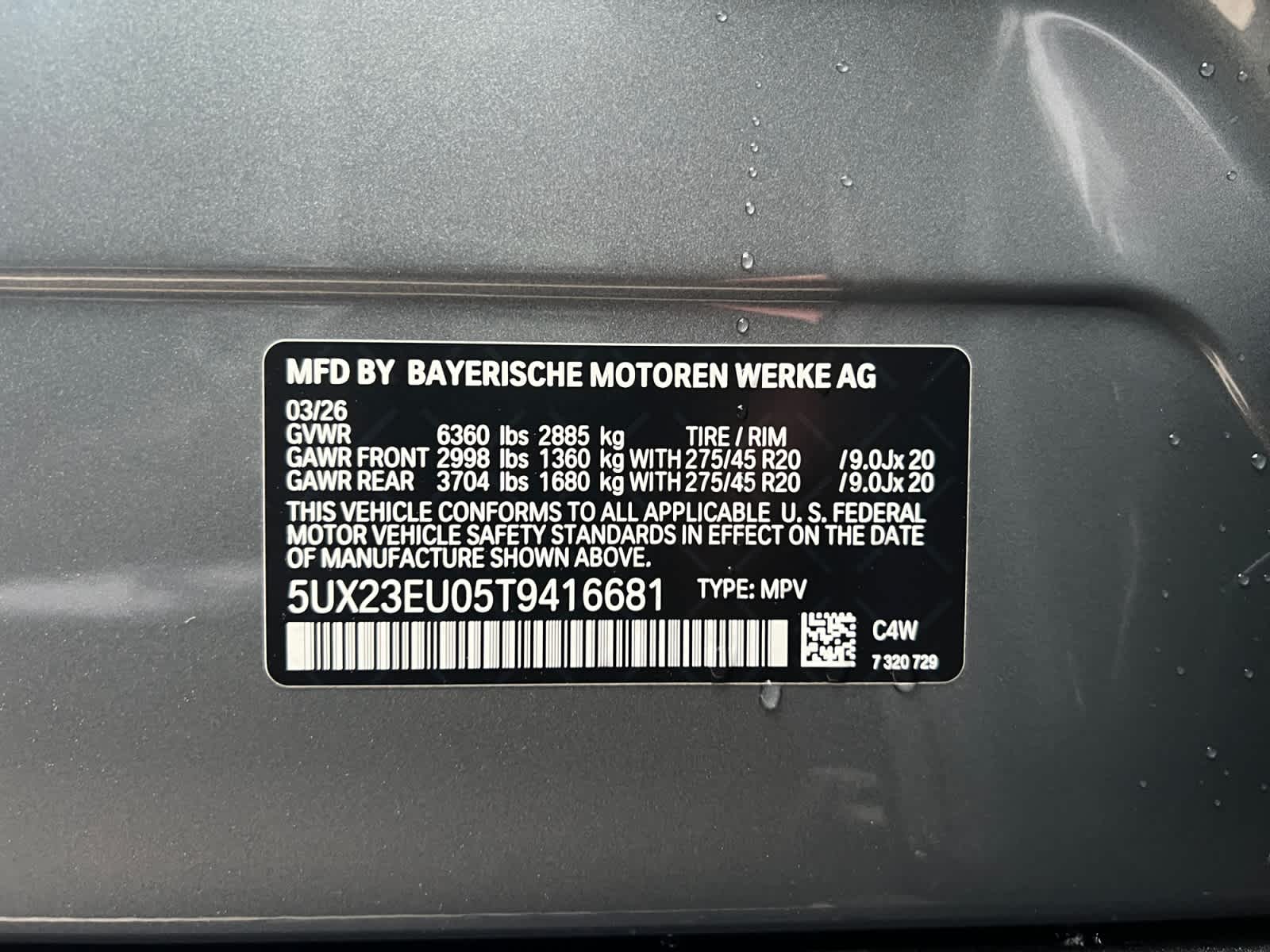 new 2026 BMW X5 car, priced at $77,950