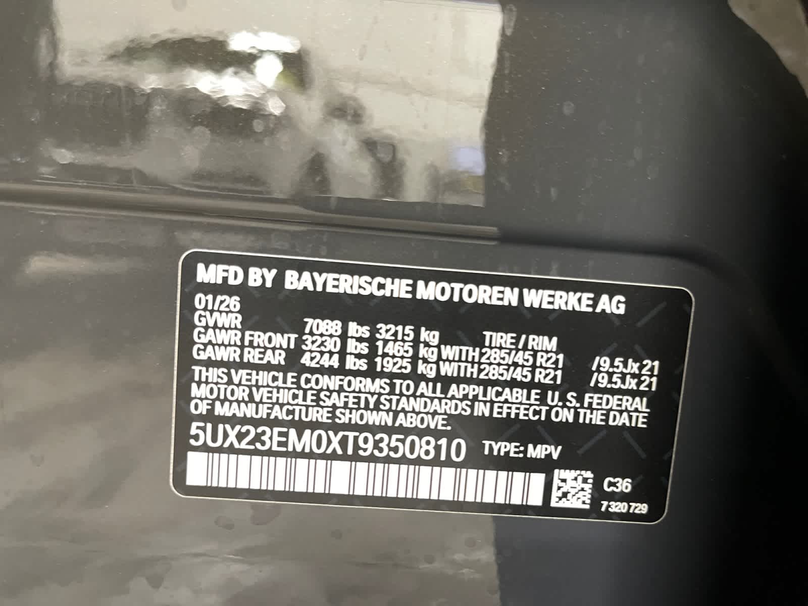 new 2026 BMW X7 car, priced at $103,805