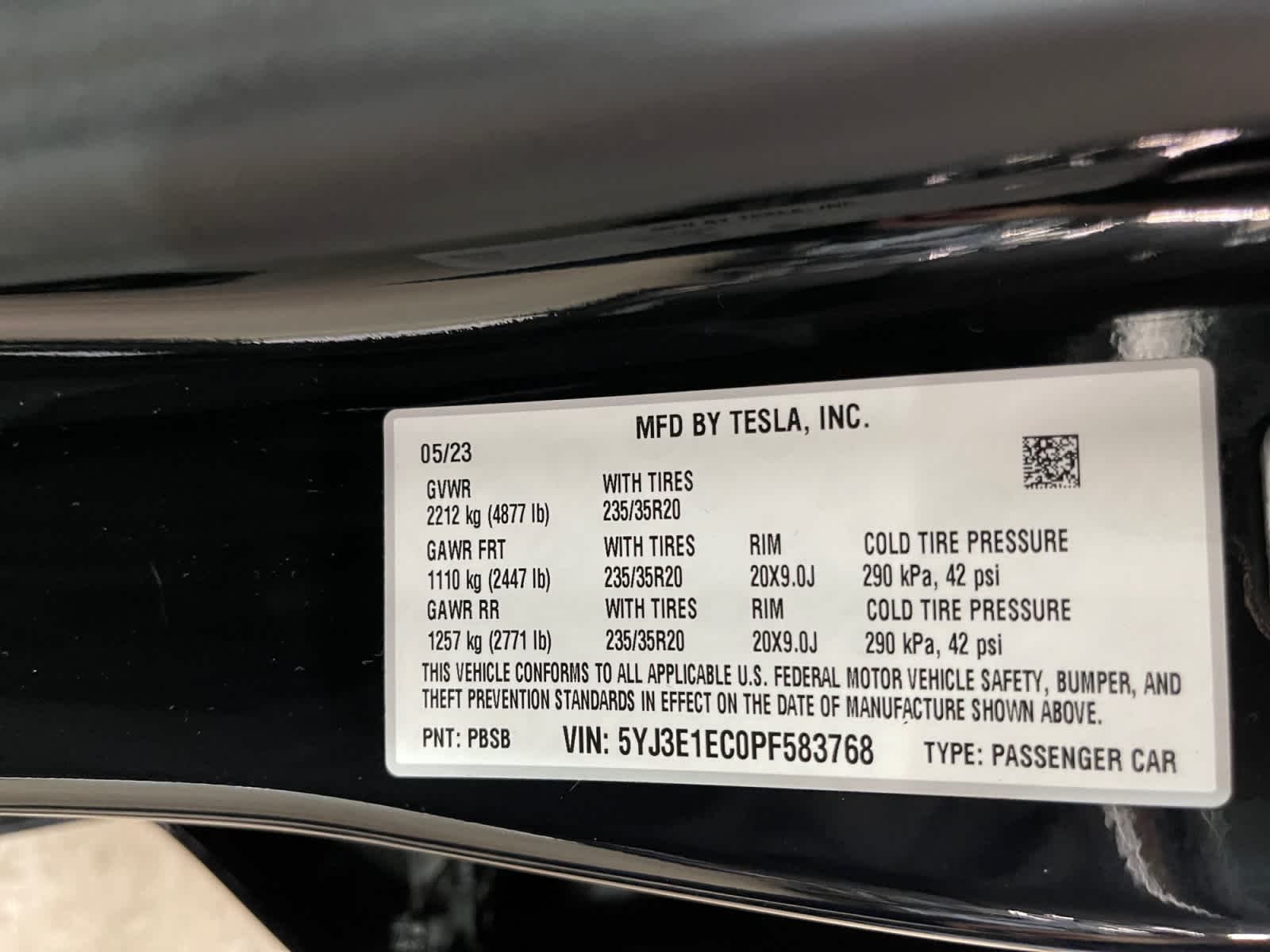 used 2023 Tesla Model 3 car, priced at $32,497