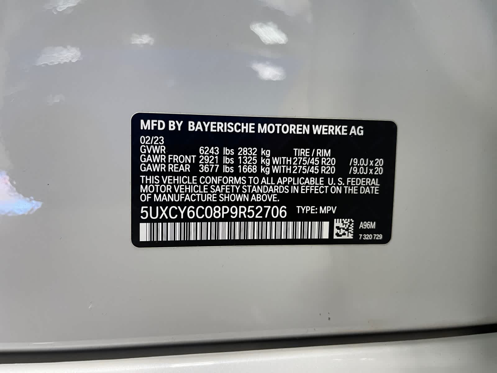 used 2023 BMW X6 car, priced at $58,997