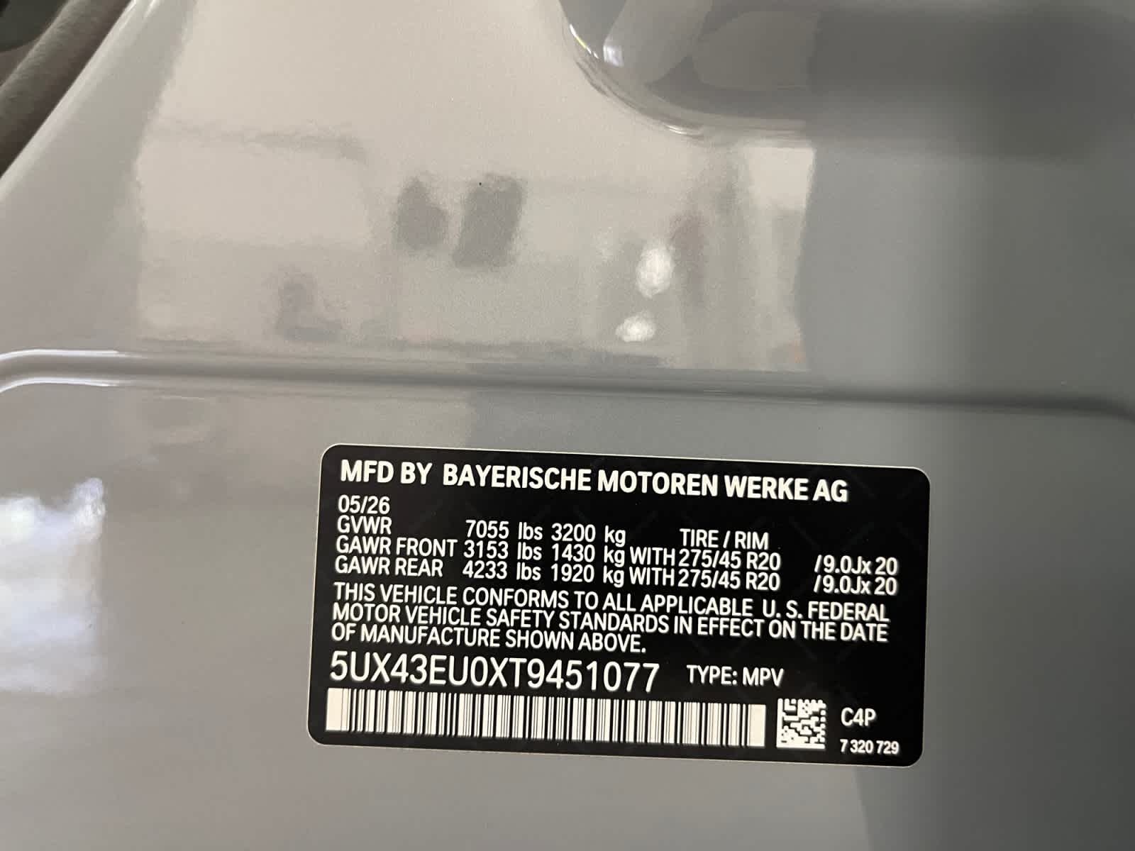 new 2026 BMW X5 PHEV car, priced at $86,100