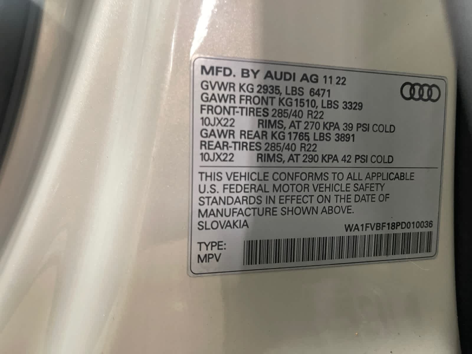 used 2023 Audi Q8 car, priced at $49,997