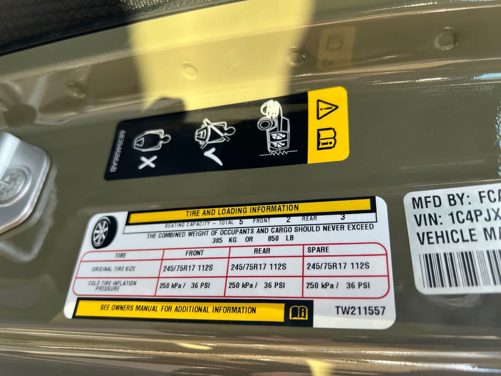 new 2026 Jeep Wrangler car, priced at $47,585