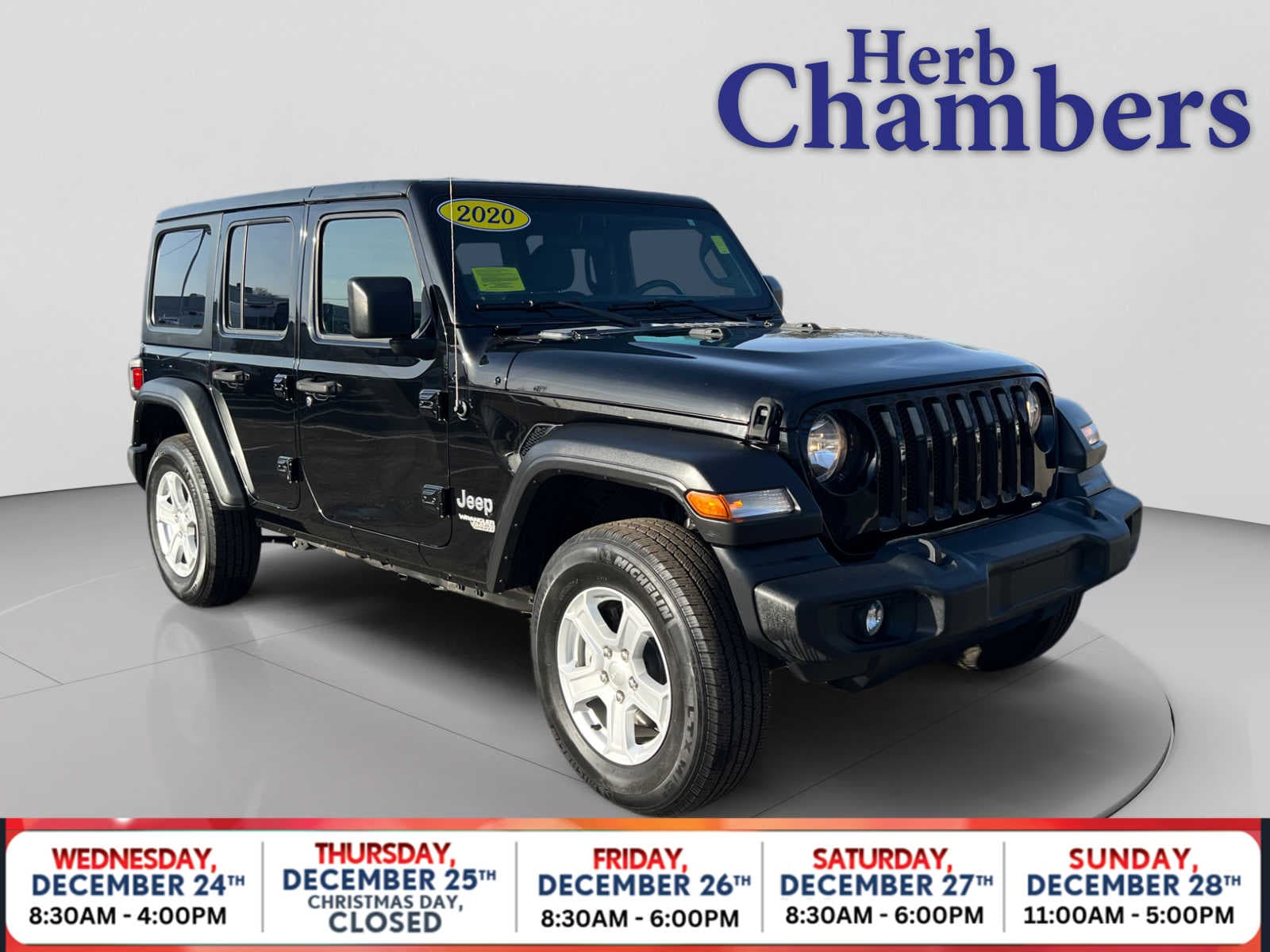 used 2020 Jeep Wrangler car, priced at $25,497
