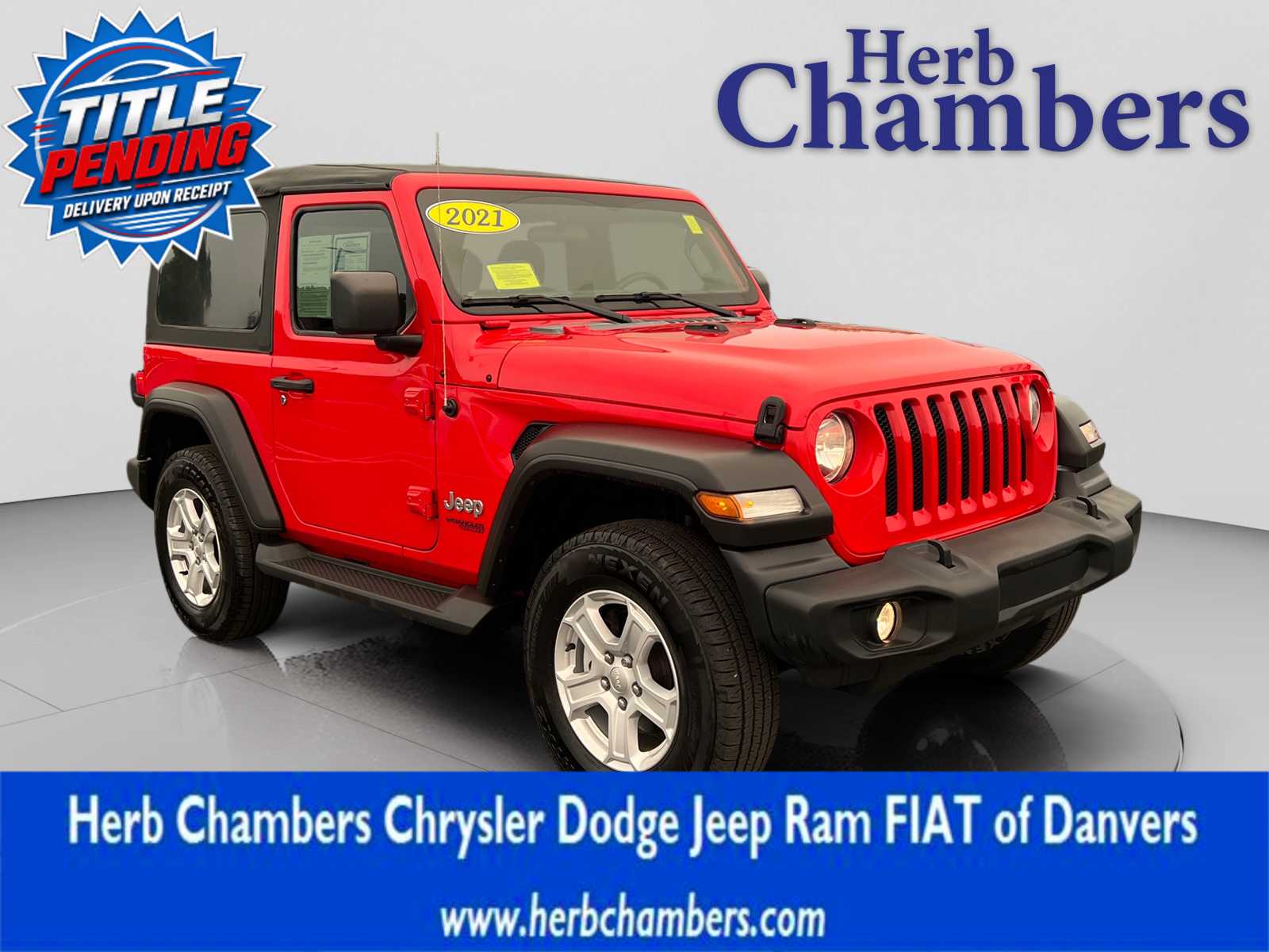 Firecracker Red Clearcoat 2021 Jeep Wrangler SUV / Crossover Four-Wheel Drive Automatic