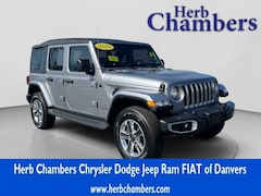 Used 2020 Jeep Wrangler Sahara SUV Danvers MA