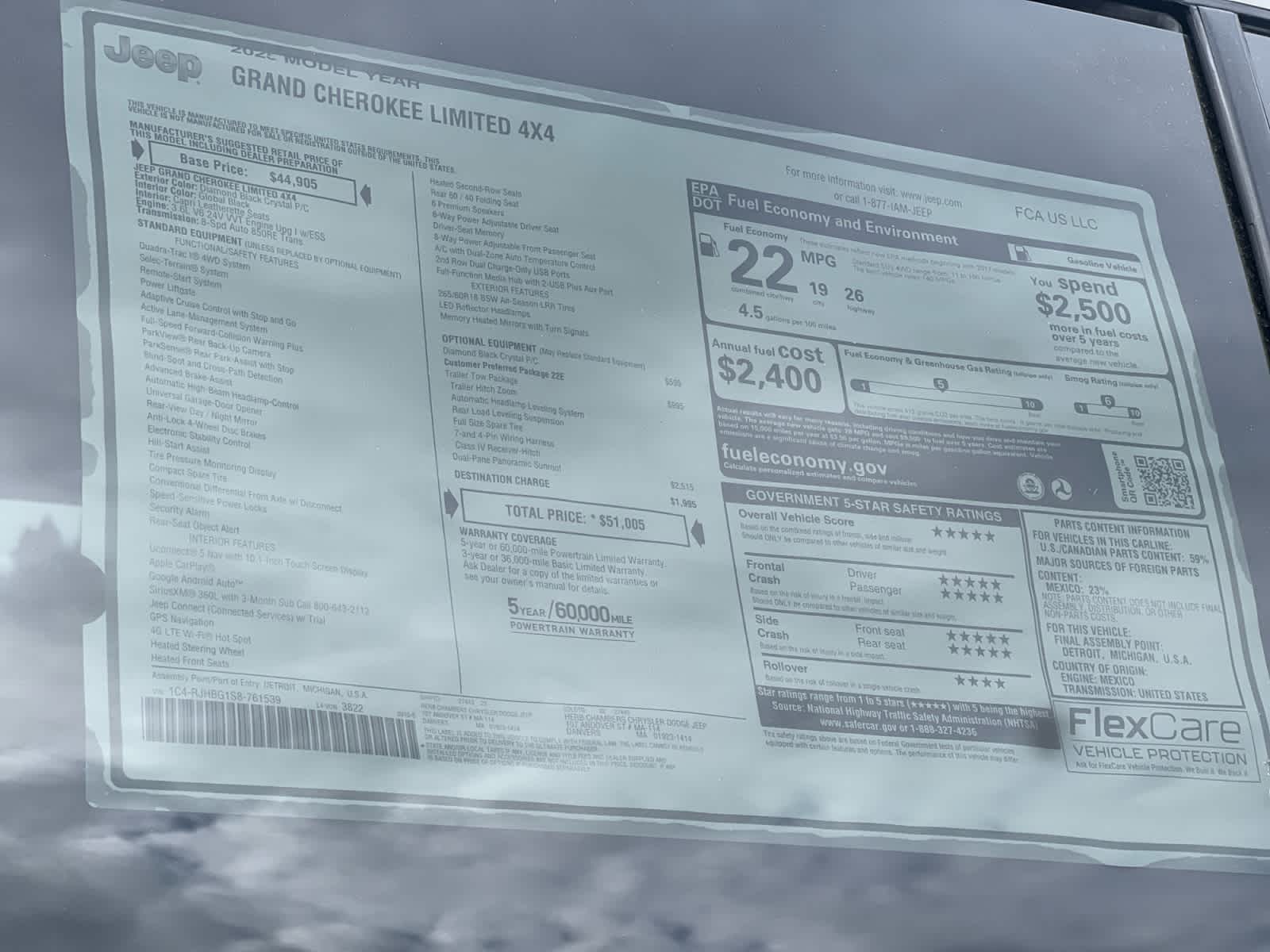 new 2025 Jeep Grand Cherokee car, priced at $48,405