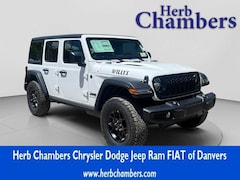 New 2026 Jeep Wrangler 4-DOOR WILLYS Sport Utility Near Boston, MA